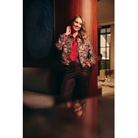 Helena Hart Blazer Riga Bloem Aster Choco